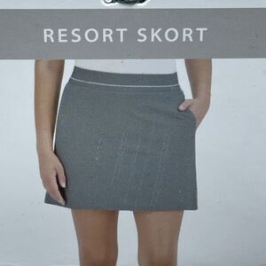 Soybu Women's S Resort Skort Green Nylon Spandex H0153